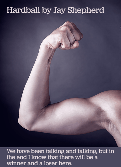 a woman's muscular biceps flexed