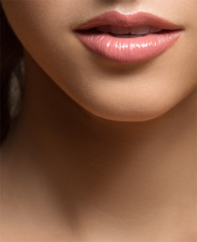 beautiful girl's lips, poised to kiss